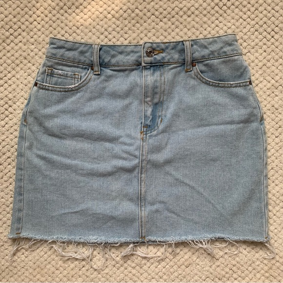 Pacsun Light Wash Denim Skirt - Picture 1 of 4